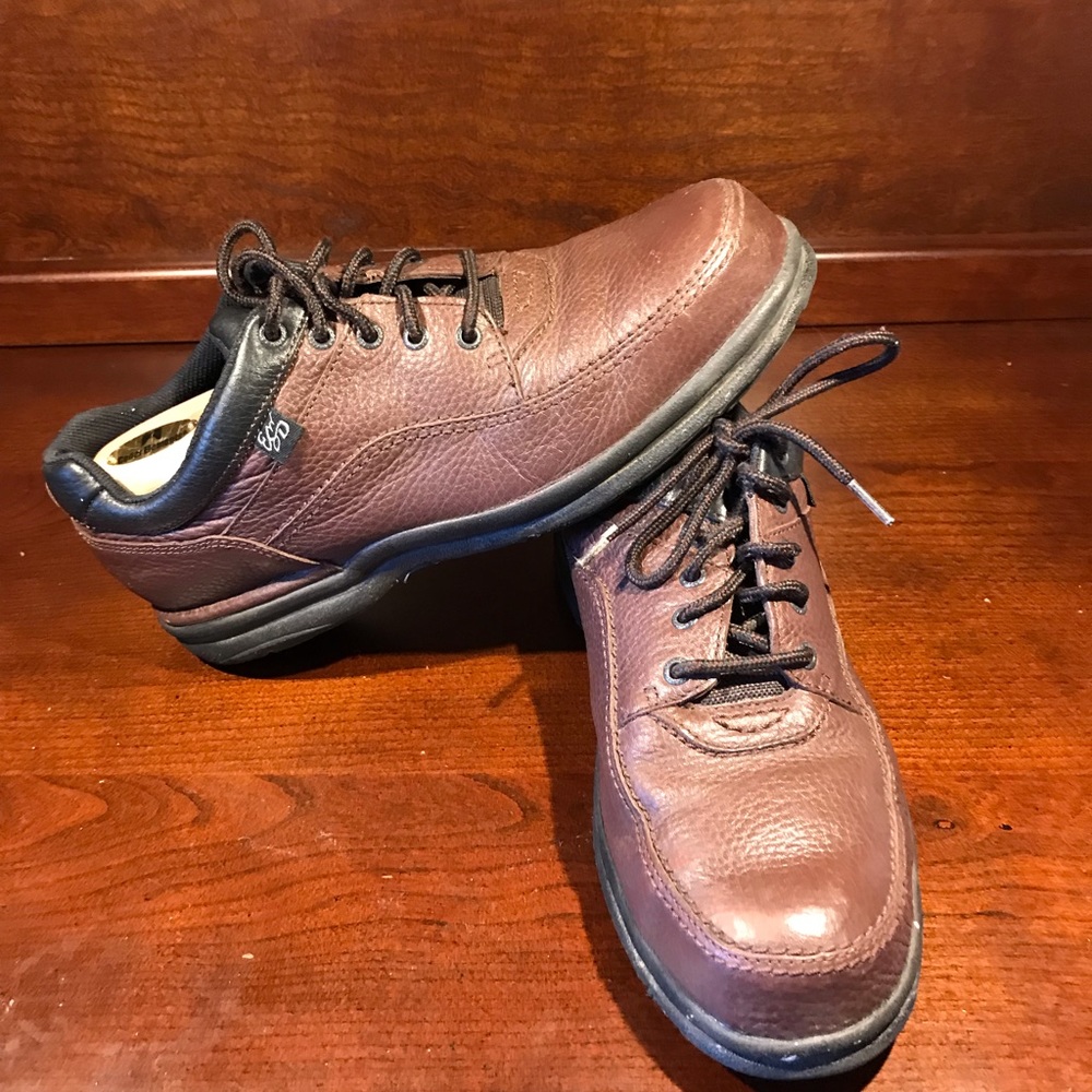 Rockport Works Steel-toe Men's Brown Leather lace up 11.5